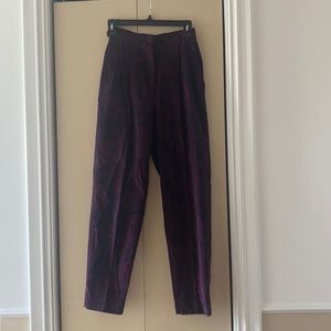 Velour pants